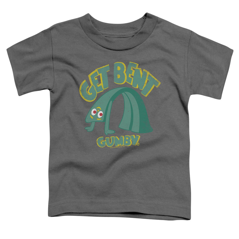 GUMBY/GET BENT - S/S TODDLER TEE - CHARCOAL