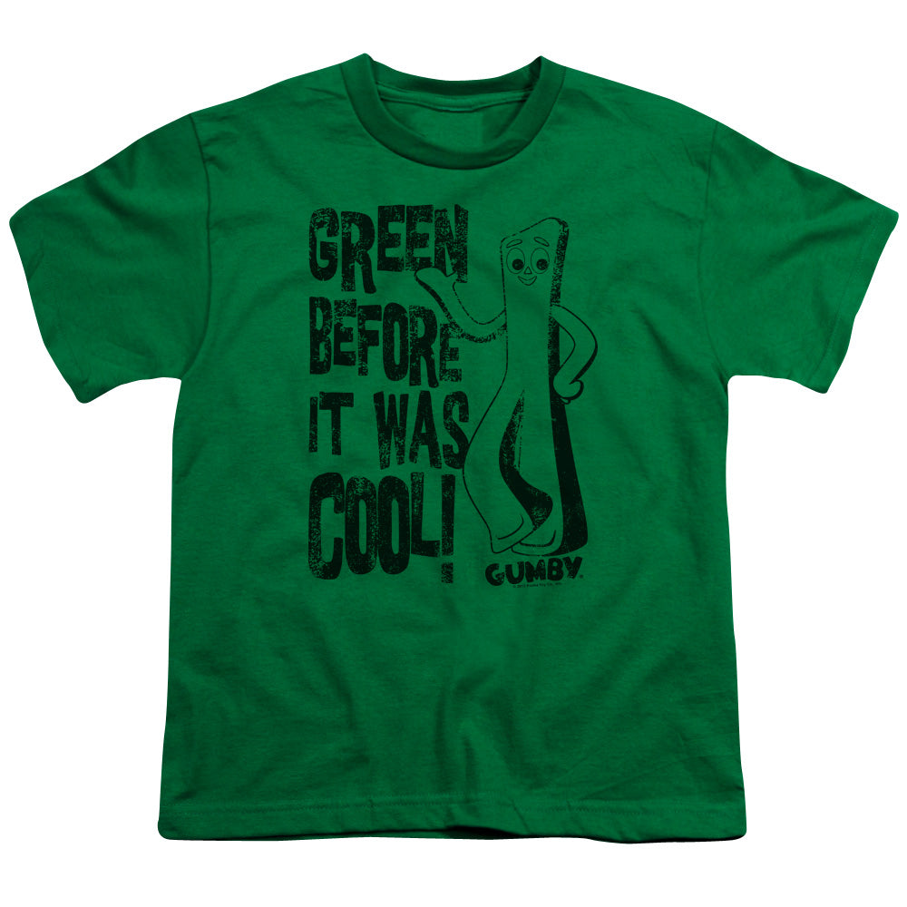 GUMBY/COOL GREEN - S/S YOUTH 18/1 - KELLY GREEN