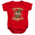 GUMBY/DARN IT - INFANT SNAPSUIT - RED