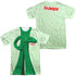 GUMBY/GUMB ME SUB (FRONT/BACK PRINT) - S/S ADULT POLY CREW - SUBLIMATE WHITE