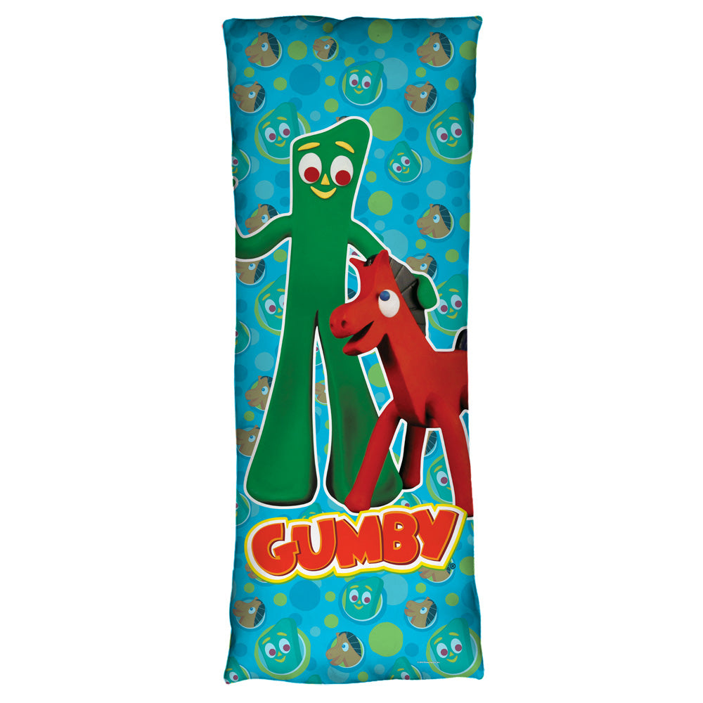 GUMBY/BEST FRIENDS - MICROFIBER BODY PILLOW