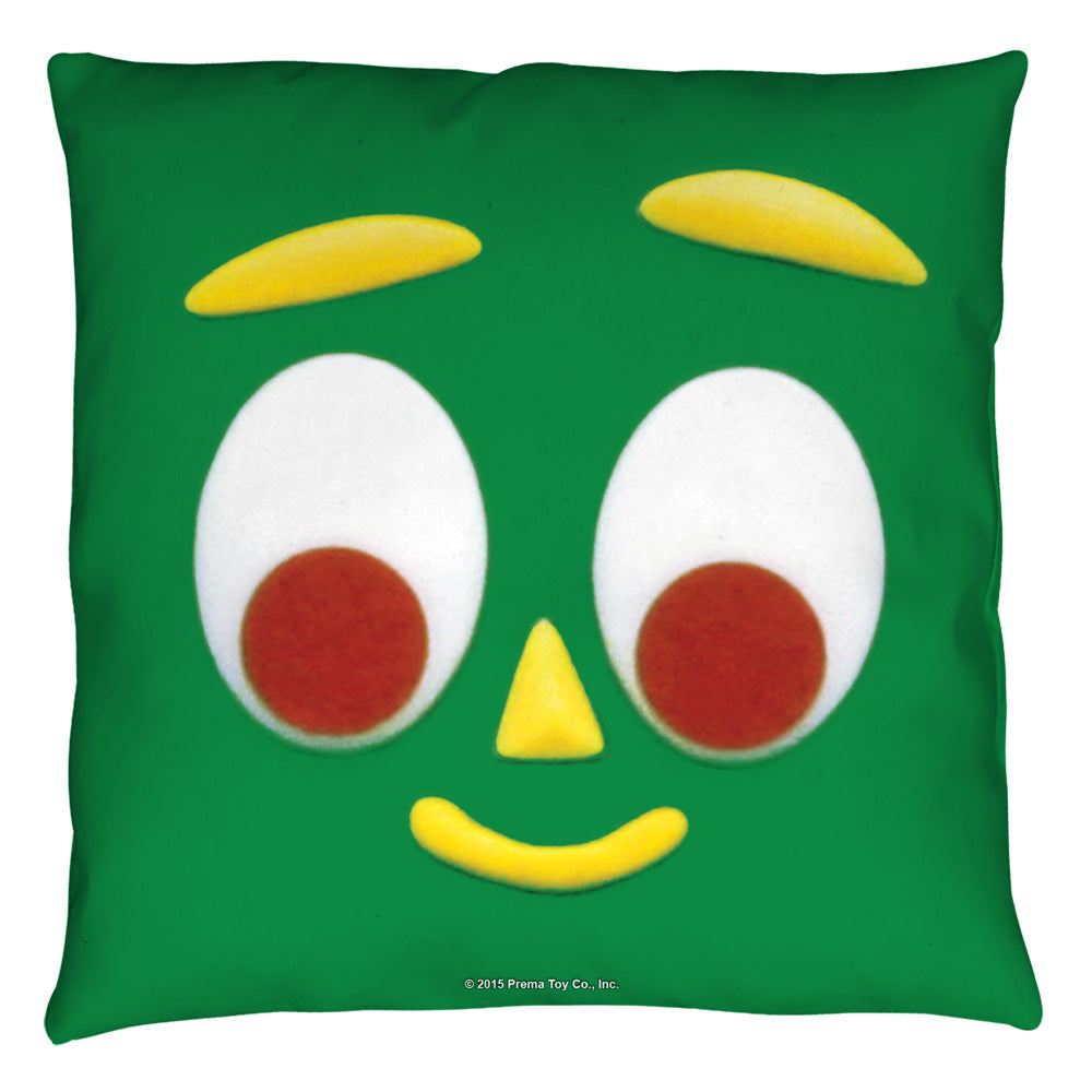GUMBY/BIG FACE - THROW PILLOW