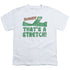 GUMBY/THATâ€™S A STRETCH - S/S YOUTH 18/1 - WHITE