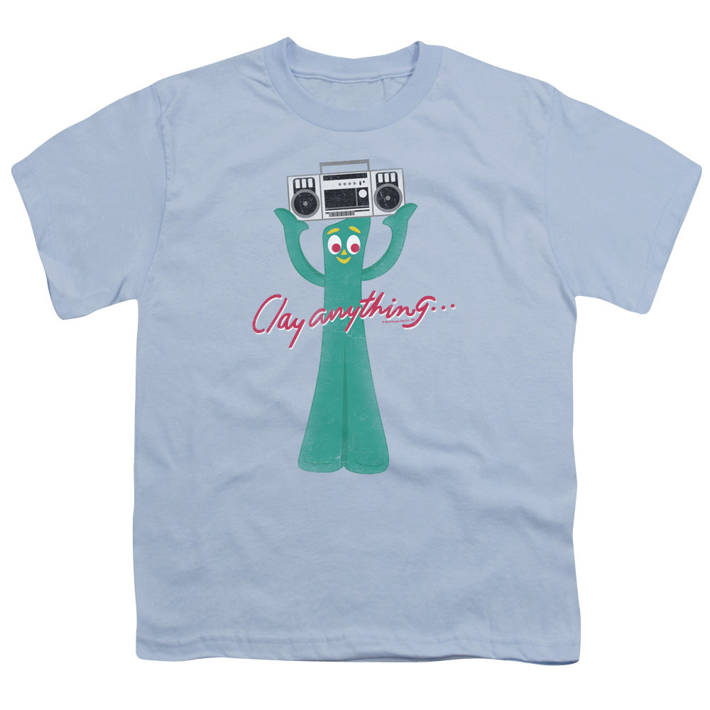 GUMBY/CLAY ANYTHING - S/S YOUTH 18/1 - LIGHT BLUE