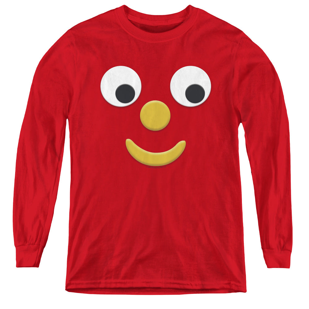 GUMBY/BLOCKHEAD J - YOUTH LONG SLEEVE TEE - RED