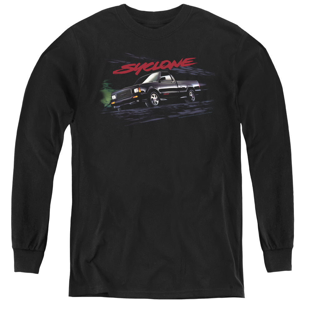 GMC/SYCLONE - YOUTH LONG SLEEVE TEE - BLACK