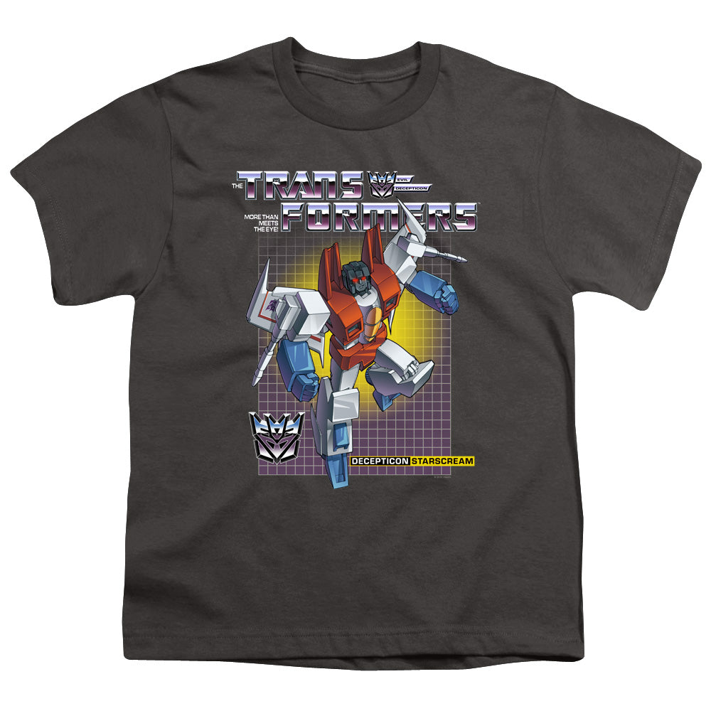 TRANSFORMERS/STARSCREAM - S/S YOUTH 18/1 - CHARCOAL