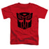 TRANSFORMERS/AUTOBOT - S/S TODDLER TEE - RED