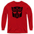TRANSFORMERS/AUTOBOT - YOUTH LONG SLEEVE TEE - RED
