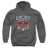 TRANSFORMERS/VINTAGE AUTOBOT LOGO - YOUTH PULLOVER HOODIE - CHARCOAL