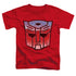 TRANSFORMERS/VINTAGE AUTOBOT LOGO - S/S TODDLER TEE - RED