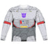 TRANSFORMERS/MEGATRON COSTUME (FRONT/BACK PRINT) - L/S ADULT POLY CREW  - MULTI