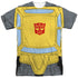 TRANSFORMERS/BUMBLEBEE COSTUME (FRONT/BACK PRINT) - S/S ADULT POLY CREW - MULTI