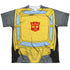 TRANSFORMERS/BUMBLEBEE COSTUME (FRONT/BACK PRINT) - S/S YOUTH POLY CREW - MULTI