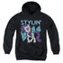 MY LITTLE PONY TV/STYLIN - YOUTH PULLOVER HOODIE - BLACK