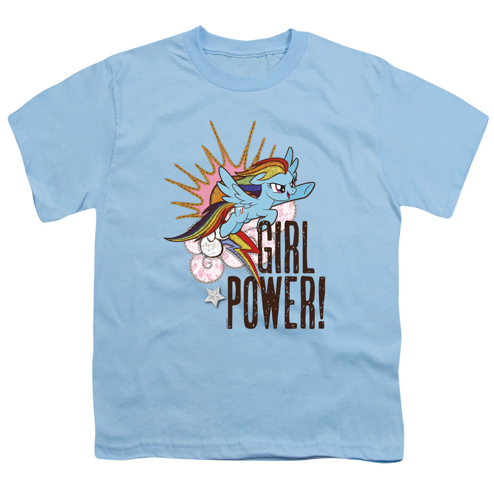 MY LITTLE PONY TV/GIRL POWER - S/S YOUTH 18/1 - LIGHT BLUE