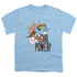 MY LITTLE PONY TV/GIRL POWER - S/S YOUTH 18/1 - LIGHT BLUE