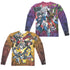 TRANSFORMERS/AUTOBOTS V DECEPTICONS (FRONT/BACK PRINT) - L/S ADULT POLY CREW  - MULTI