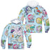 MY LITTLE PONY TV/PONY COMIC (FRONT/BACK PRINT) - ADULT POLY PULLOVER HOODIE - MULTI