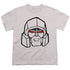 TRANSFORMERS/MEGATRON HEAD - S/S YOUTH 18/1 - SILVER