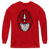 TRANSFORMERS/HOT ROD HEAD - YOUTH LONG SLEEVE TEE - RED