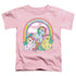MY LITTLE PONY RETRO/UNDER THE RAINBOW - S/S TODDLER TEE - PINK