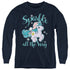 MY LITTLE PONY RETRO/SPARKLE ALL THE WAY - YOUTH LONG SLEEVE TEE - NAVY