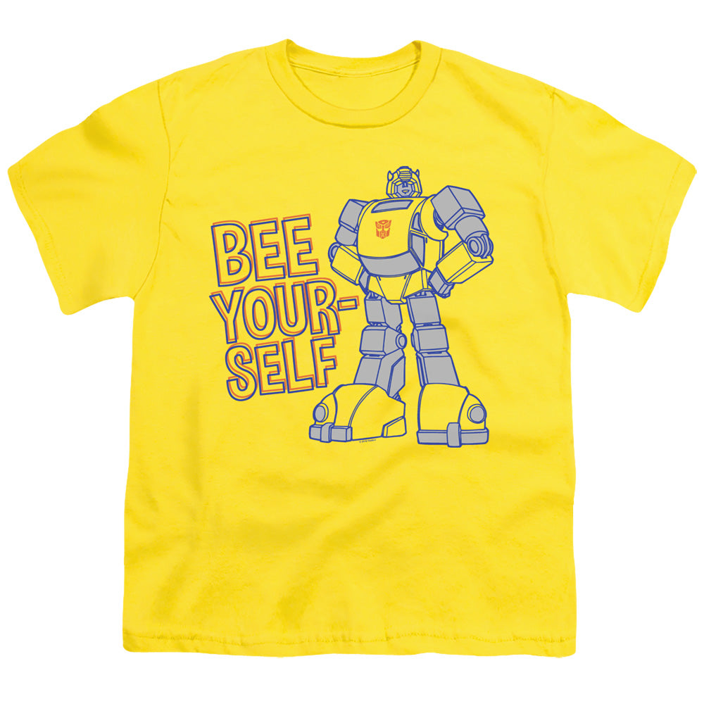 TRANSFORMERS/BEE YOURSELF - S/S YOUTH 18/1 - YELLOW