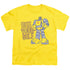 TRANSFORMERS/BEE YOURSELF - S/S YOUTH 18/1 - YELLOW