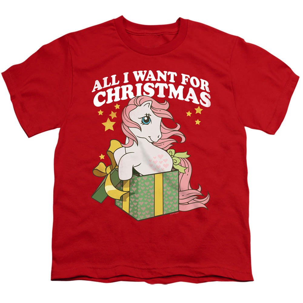 MY LITTLE PONY RETRO/ALL I WANT - S/S YOUTH 18/1 - RED