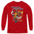 TRANSFORMERS/HOT ROD - YOUTH LONG SLEEVE TEE - RED
