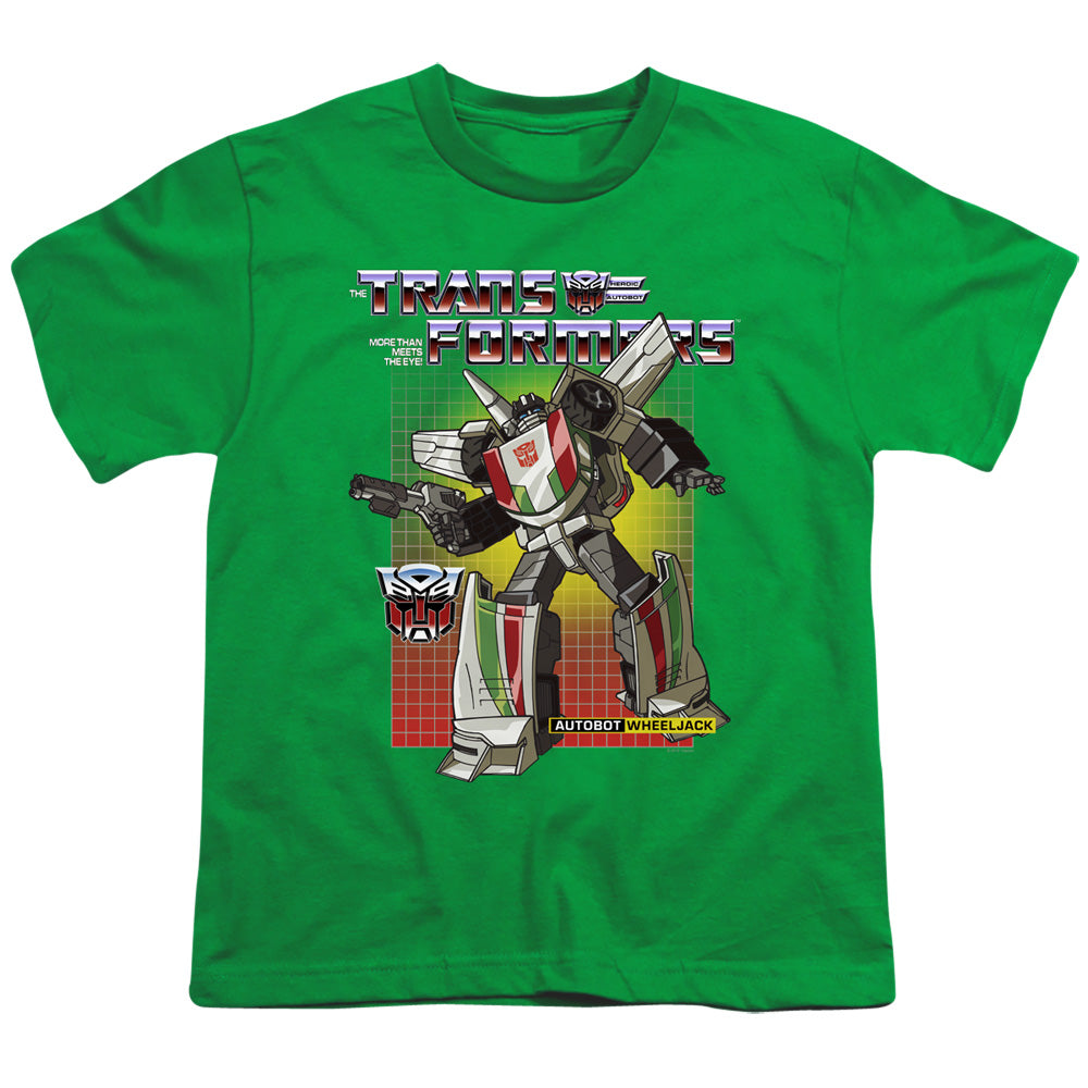 TRANSFORMERS/WHEELJACK - S/S YOUTH 18/1 - KELLY GREEN