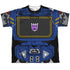 TRANSFORMERS/SOUNDWAVE COSTUME (FRONT/BACK PRINT) - S/S YOUTH POLY CREW - MULTI