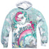 MY LITTLE PONY RETRO/BELIEVE IN DREAMS (FRONT/BACK PRINT) - ADULT POLY PULLOVER HOODIE - MULTI