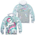 MY LITTLE PONY RETRO/BELIEVE IN DREAMS (FRONT/BACK PRINT) - ADULT POLY PULLOVER HOODIE - MULTI