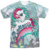 MY LITTLE PONY RETRO/BELIEVE IN DREAMS (FRONT/BACK PRINT) - S/S ADULT POLY CREW - MULTI