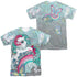 MY LITTLE PONY RETRO/BELIEVE IN DREAMS (FRONT/BACK PRINT) - S/S ADULT POLY CREW - MULTI