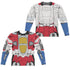 TRANSFORMERS/STARSCREAM COSTUME (FRONT/BACK PRINT) - L/S ADULT POLY CREW  - MULTI