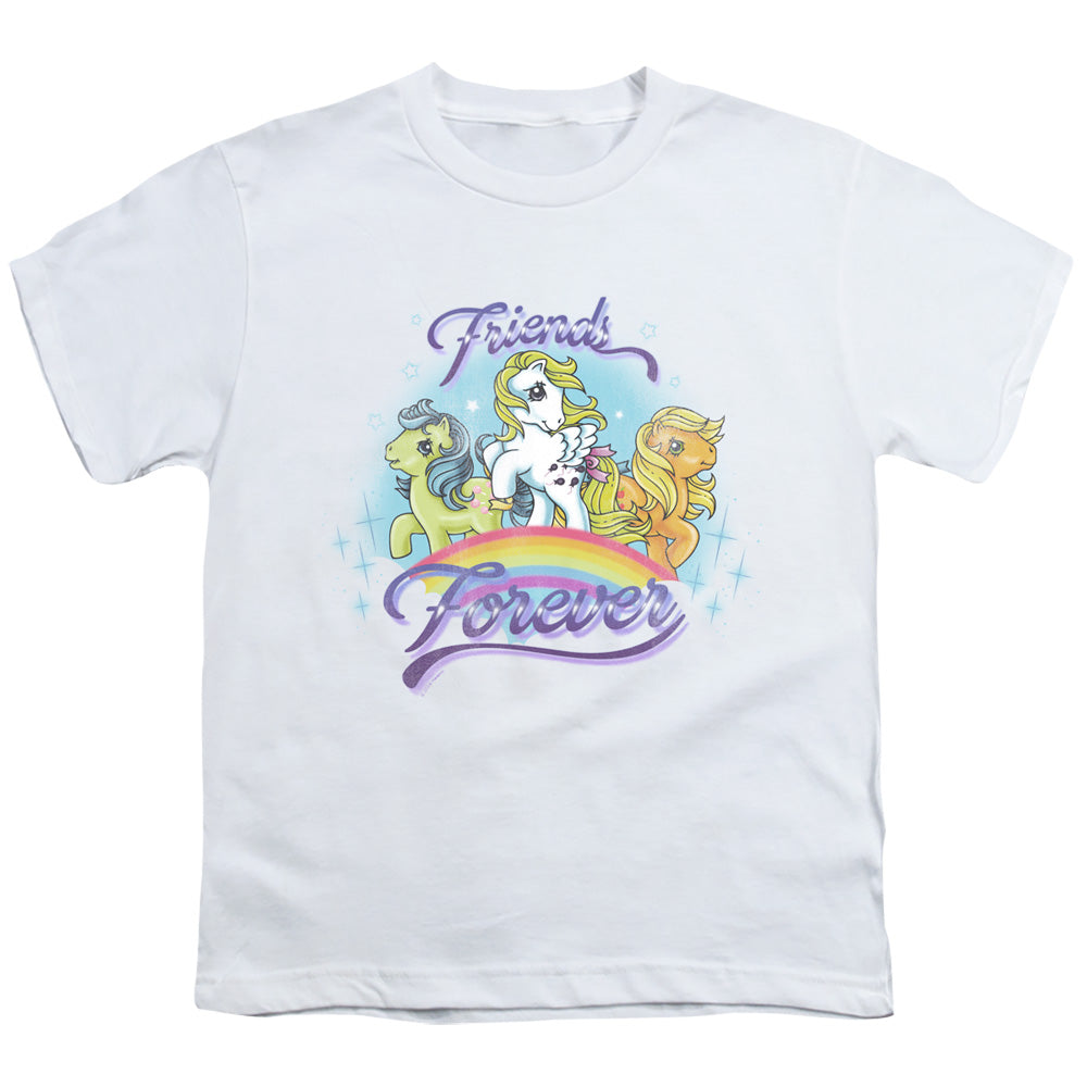 MY LITTLE PONY RETRO/FRIENDS FOREVER - S/S YOUTH 18/1 - WHITE