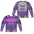 TRANSFORMERS/SHOCKWAVE COSTUME (FRONT/BACK PRINT) - L/S ADULT POLY CREW  - MULTI