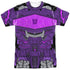 TRANSFORMERS/SHOCKWAVE COSTUME (FRONT/BACK PRINT) - S/S ADULT POLY CREW - MULTI