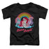 MY LITTLE PONY RETRO/NEON PONIES - S/S TODDLER TEE - BLACK