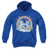 MY LITTLE PONY RETRO/UNICORN FIST BUMP - YOUTH PULLOVER HOODIE - ROYAL BLUE