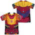 TRANSFORMERS/HOT ROD COSTUME (FRONT/BACK PRINT) - S/S ADULT POLY CREW - MULTI