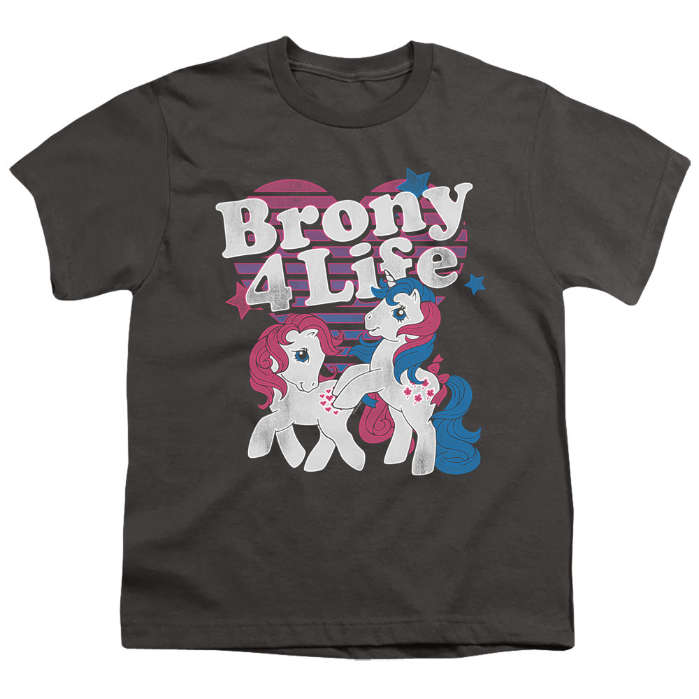 MY LITTLE PONY RETRO/BRONY 4 LIFE - S/S YOUTH 18/1 - CHARCOAL