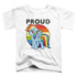 MY LITTLE PONY TV/PROUD - S/S TODDLER TEE - WHITE