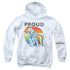 MY LITTLE PONY TV/PROUD - YOUTH PULLOVER HOODIE - WHITE