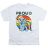 MY LITTLE PONY TV/PROUD - S/S YOUTH 18/1 - WHITE
