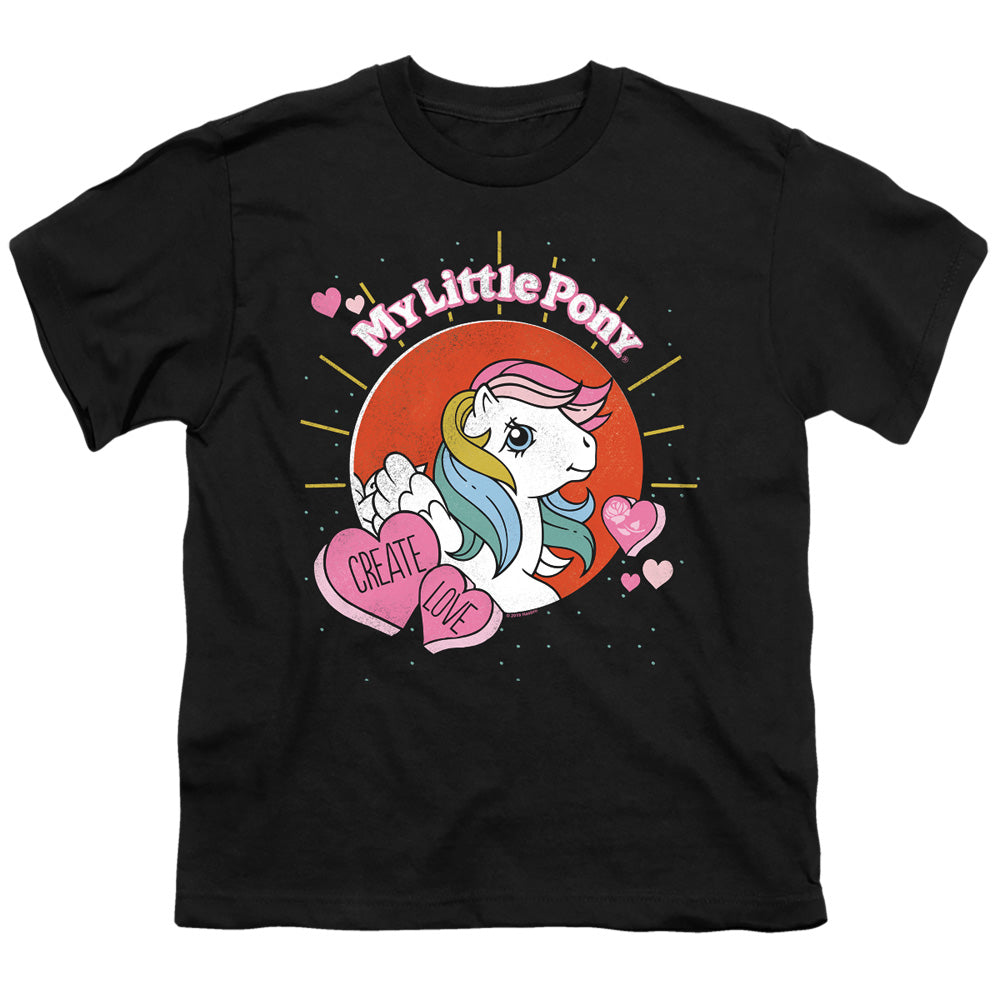MY LITTLE PONY RETRO/CREATE LOVE - S/S YOUTH 18/1 - BLACK