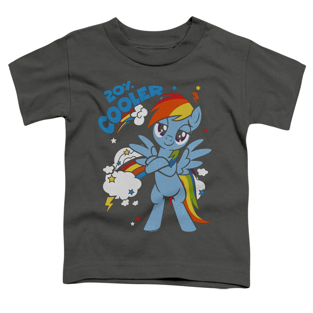 MY LITTLE PONY TV/20 PERCENT COOLER - S/S TODDLER TEE - CHARCOAL